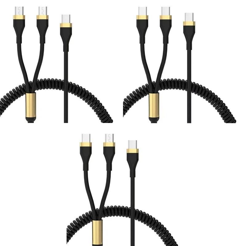 2-in-1 Type-C USB C/ȵ̵ ޴    ̺  ȯ Type-C   ڵ